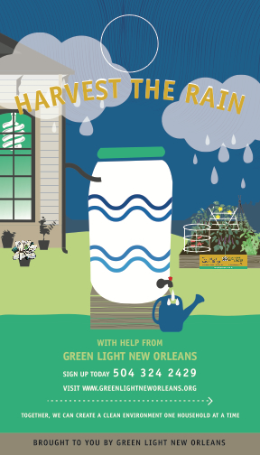 Green Light New Orleans Rain Barrel Program